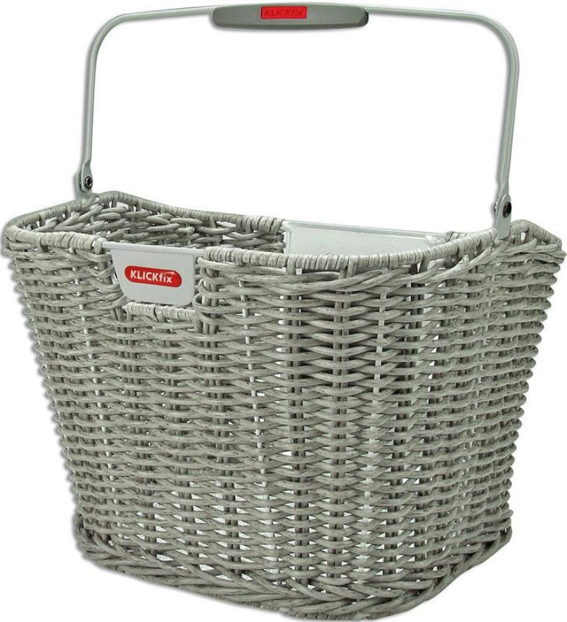 Rixen & Kaul Structura Retro Front Basket - Stone Grey