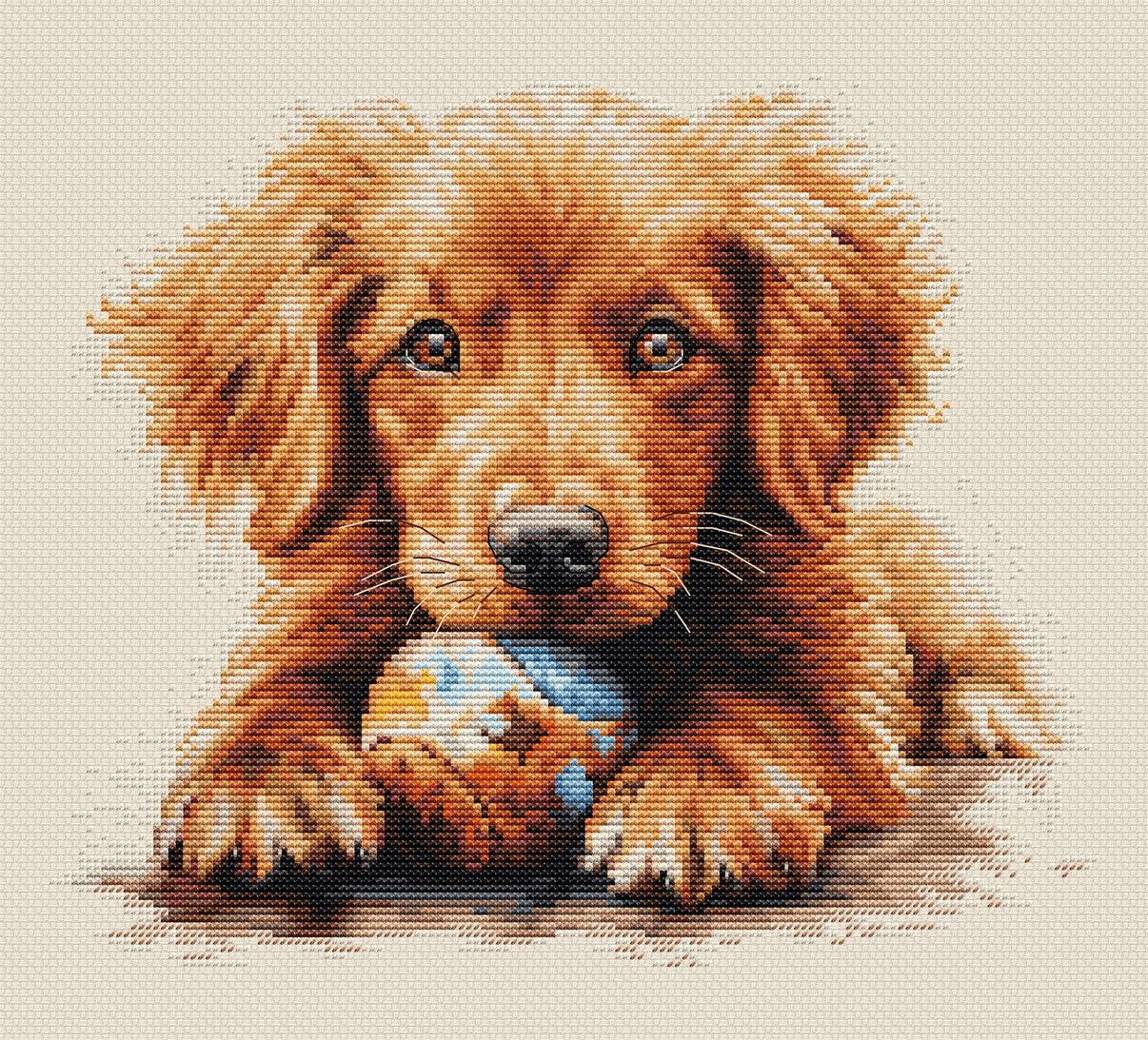 Cross Stitch Kit Luca-S - The Play Time