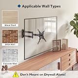 BONTEC TV Wall Mount 13-42 Inch Full Motion Tilt Swivel 360° VESA 200x200 view 7