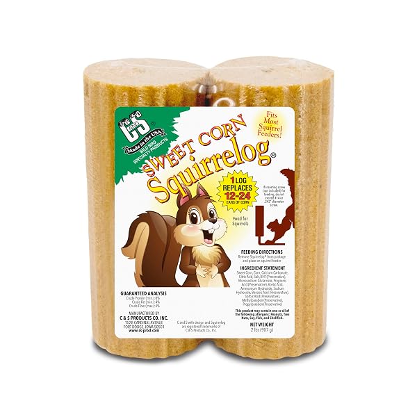C&S SWEET CORN SQUIRRELOG, 6-PACK REFILL