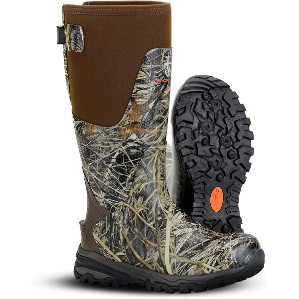 Showave Men\'s Camo Slip On Rain & Snow Boots Size 11 Green Black NEW Amazon.com | Showave Men main image 4