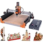 FoxAlien Masuter 3S CNC Router Machine with NEMA 23 Closed-Loop Stepper Motor, 400W Spindle 3 Axis Engraving Milling Machine 