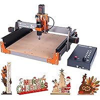 FoxAlien Masuter 3S CNC Router Machine with NEMA 23 Closed-Loop Stepper Motor, 400W Spindle 3 Axis Engraving Milling Machine 