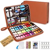 Hoarecal Sewing Kit for Adults, 241 Pcs Upgraded Needle and Thread Kit Hand Travel Sewing Supplies Repair Kits for Home Dorm College Beginners - for Mom Grandma