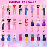 GOLMUD 135 Pcs Doll Clothes Set for 11.5 Inch Dolls Baby Dress Up view 5