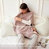 Momcozy Breastfeeding Cover Nursing Shawl Portable Privacy Multi-Use view 5