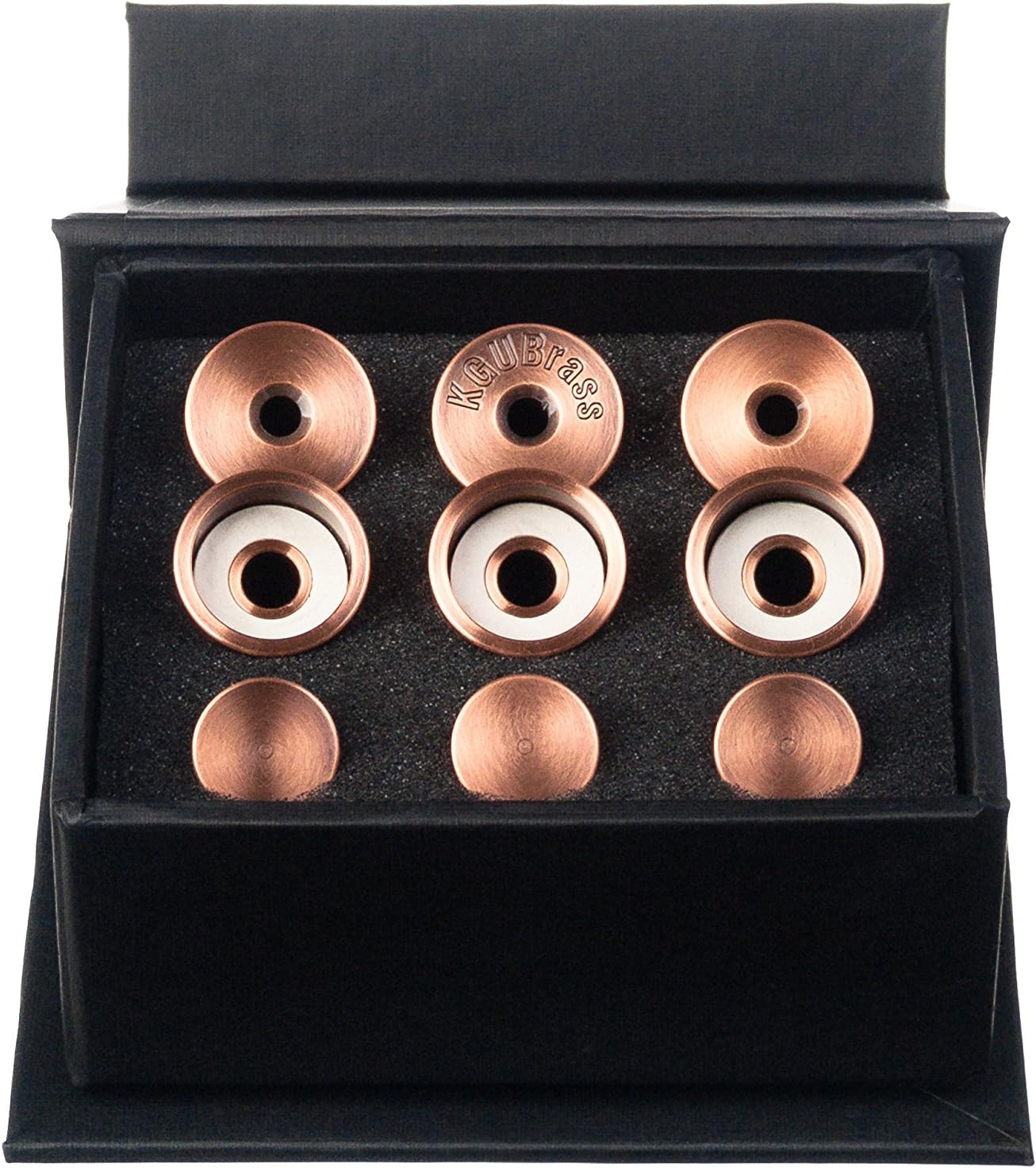Trumpet Trim Kit for improving the sound. for all Yamaha Trumpet. Custom made KGUBrass (MEDIUM, Raw Brass): Musical Instruments