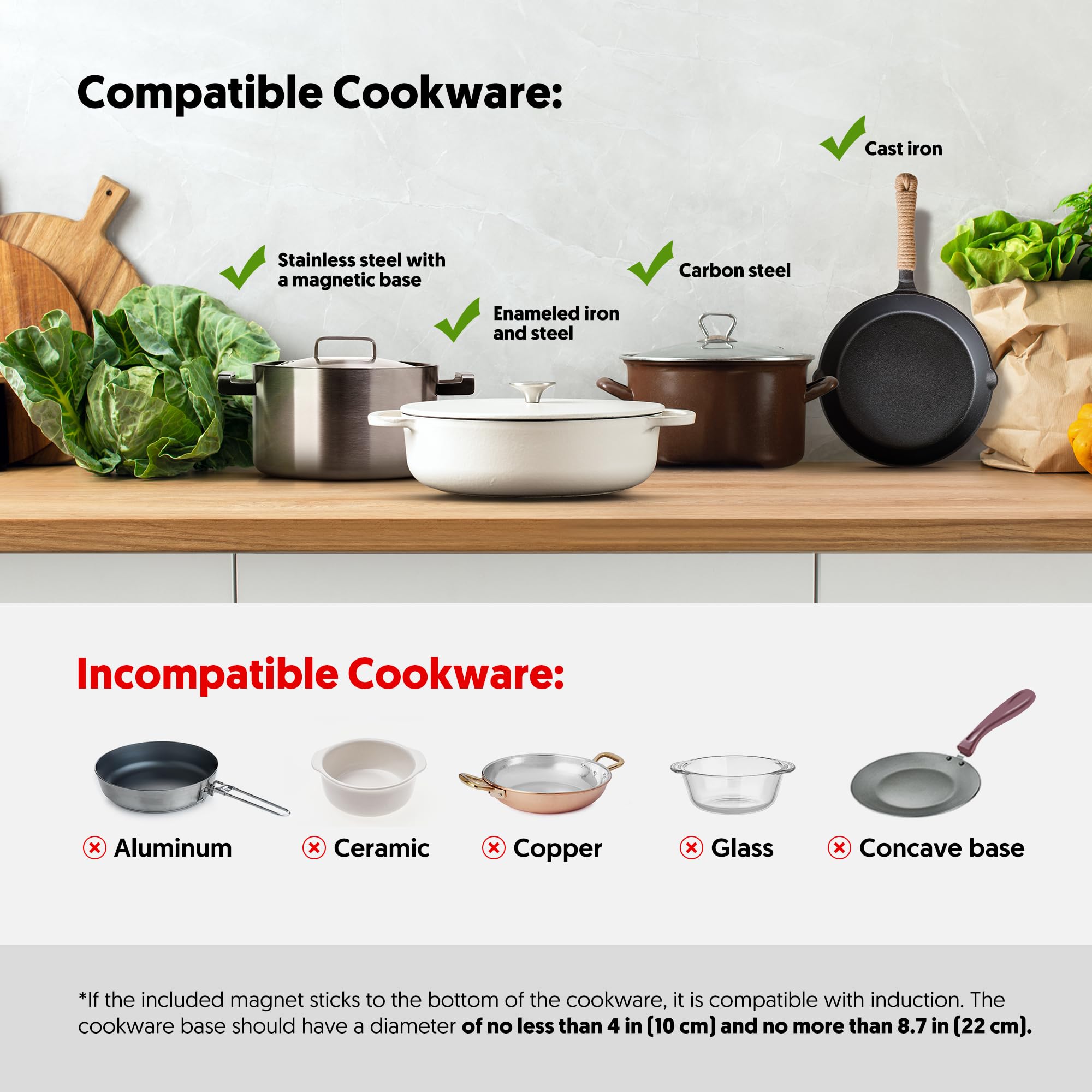 Portable Induction Cooktop, iSiLER 1800W Sensor Touch Electric Induction Cooker Hot Plate with Kids Safety Lock, 6.7