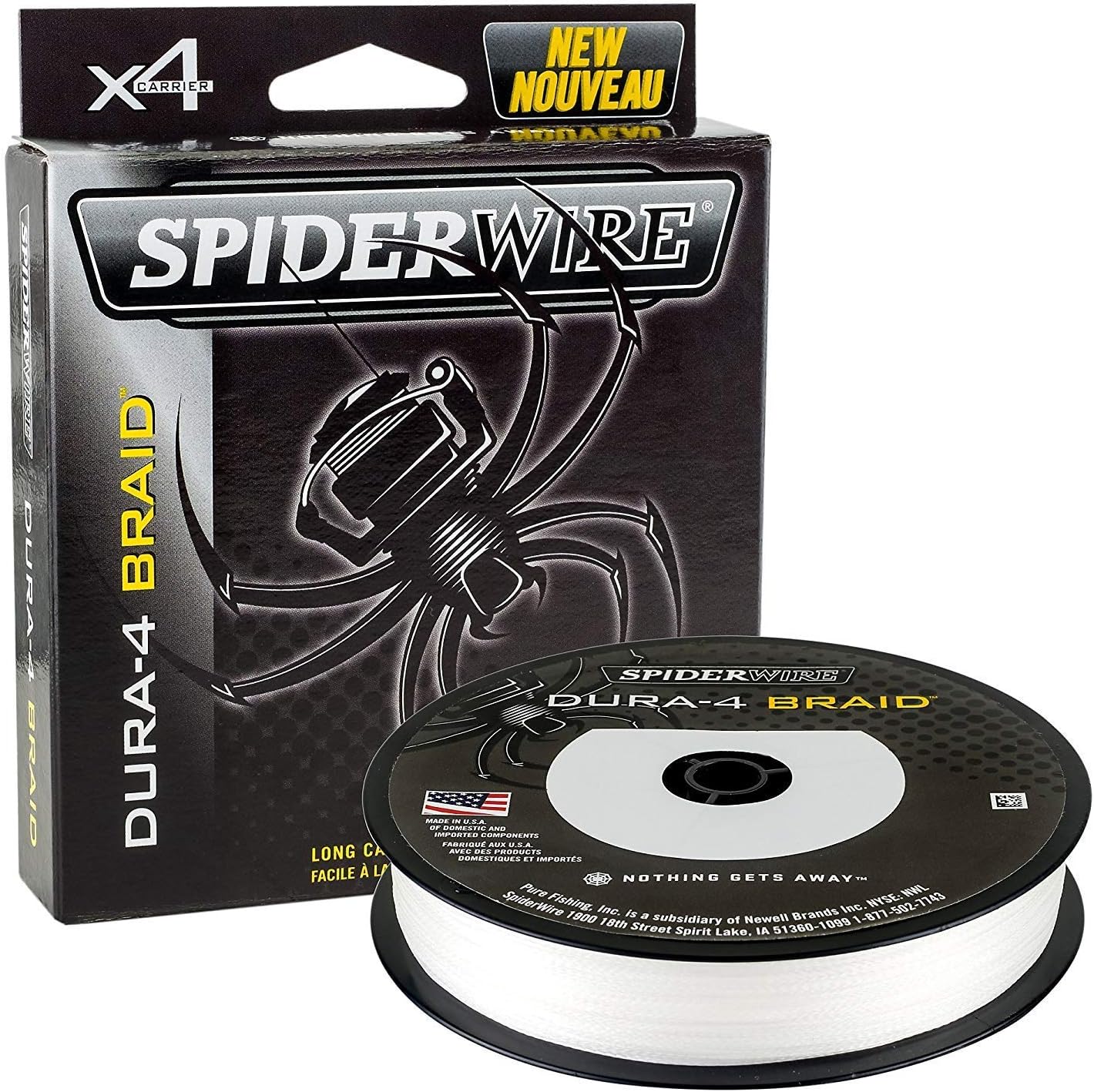 Spiderwire Dura-4 Braided Line 300m Translucent*33lb/15kg*0.17mm