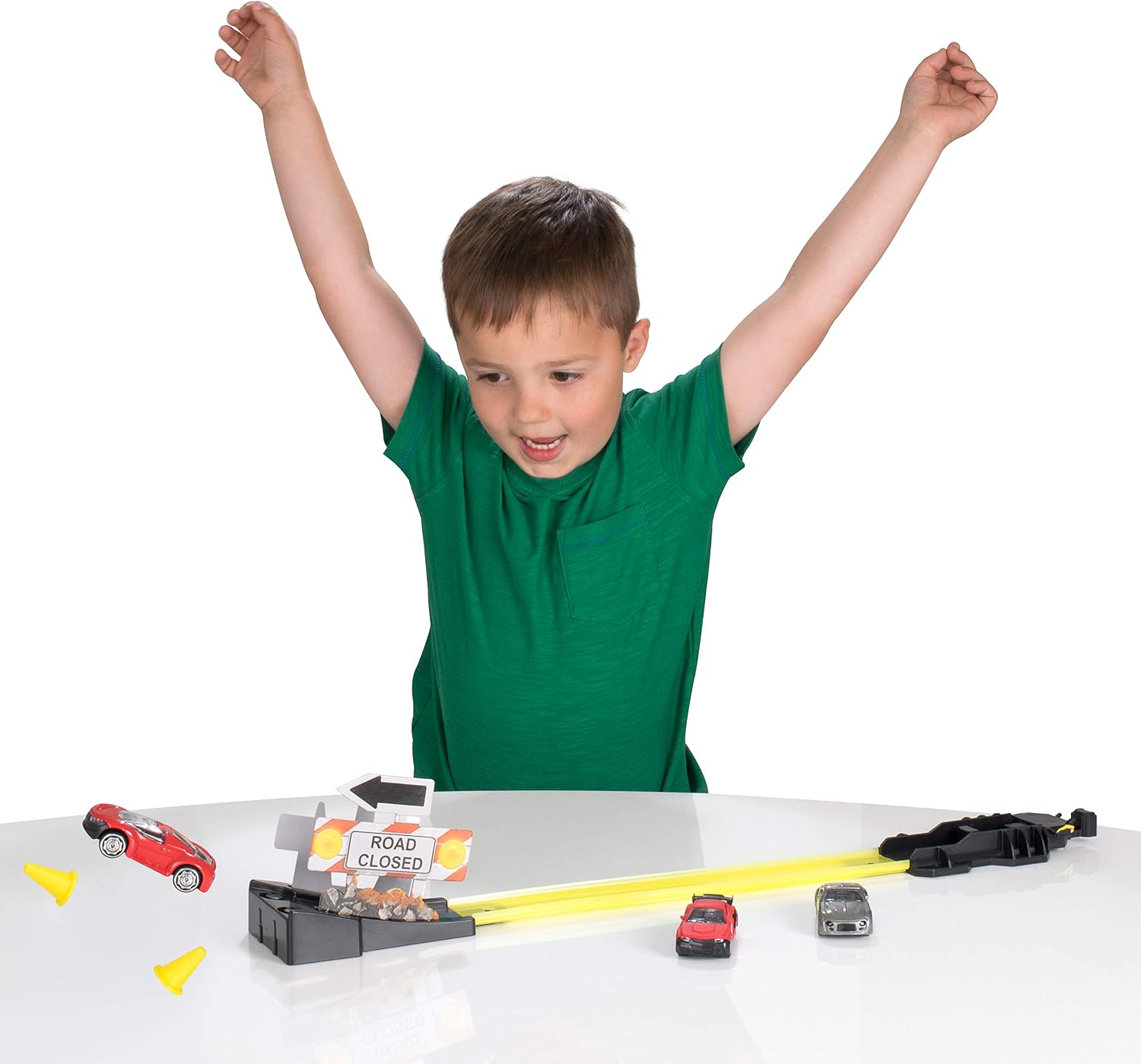 Teamsterz urbo Takedown Track with 3 Cars, Multicolor, 39.8 x 6.0 x 18.0 cm - Image 3