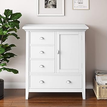Amazon Wynden Hall Mansfield Solid Wood 39 Inch Wide Rustic Medium Storage Cabinet 39 W X 17 D X 42 H White Painted Rustic Mid Century Modern 141 Ä¸¦è¡è¼¸å¥ Wynden Hall Ãã³ãã·ã¼ã
