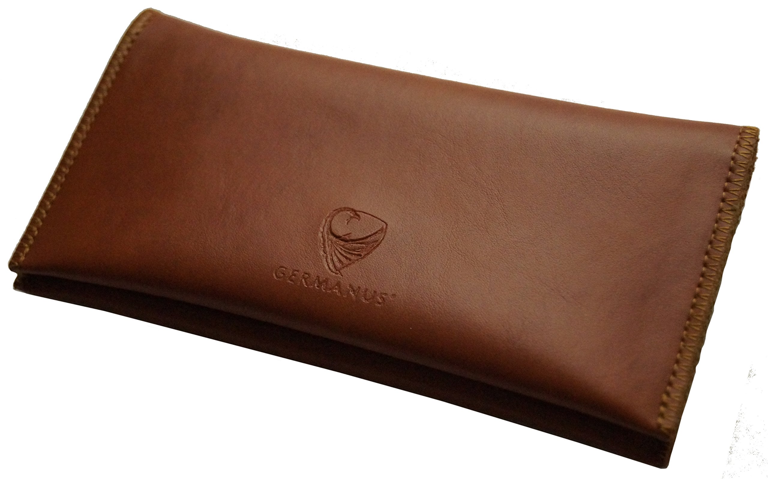 GERMANUS Tobacco Pouch from Artleather, Leather free - Made in EU - Fuscus