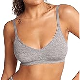 SOULVOR Women's Natrelax No Underwire Comfort Bralette Ribbed Wireless Bra Sleep Unlined V Neck Bras Soft Everyday