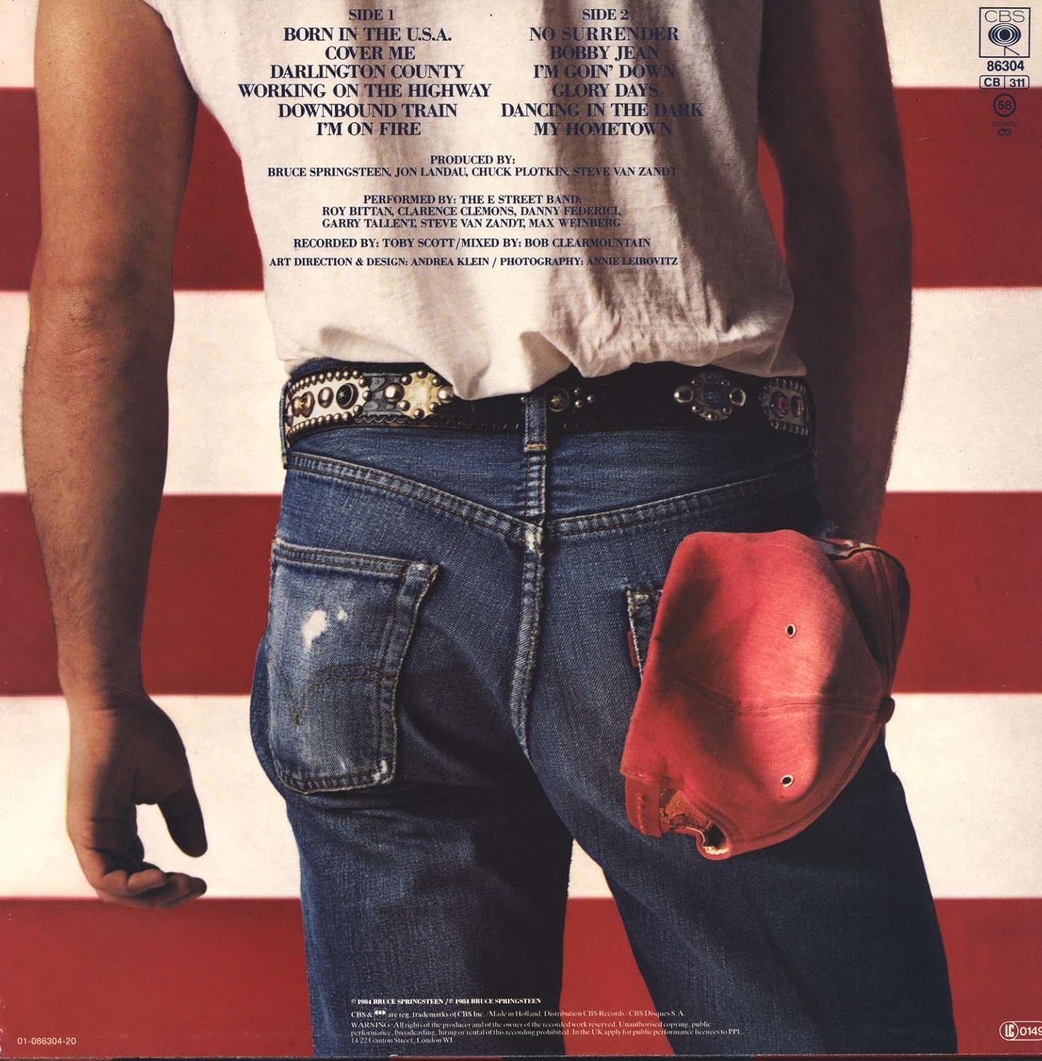 Bruce Springsteen Bruce Springsteen Born In The U S A Cbs Cbs 86304 Cbs 86304 Amazon Com Music