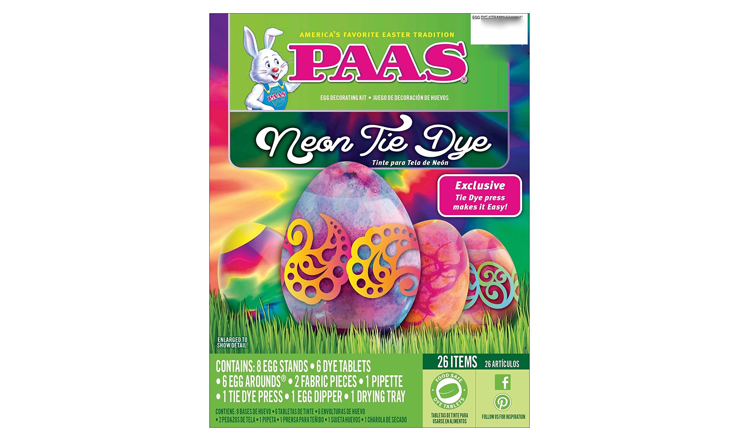 Paas Classic Egg Decorating Kit With 3 Bonus Neon Dye