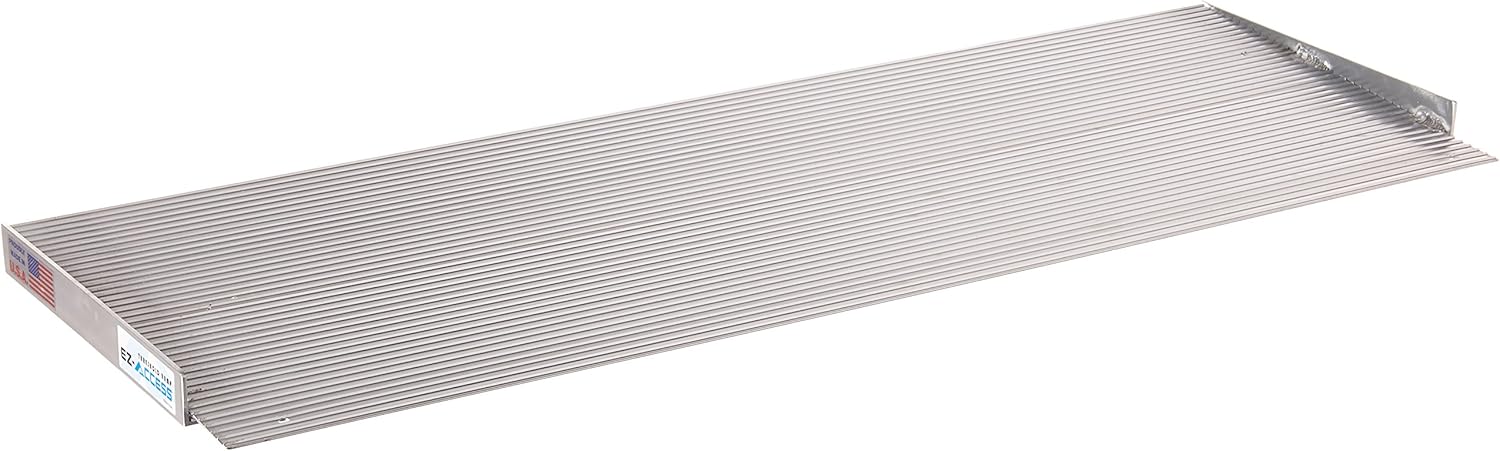 EZ-ACCESS, Self Supporting Threshold Ramp, 12 Inches (5.5 Pounds), Adjustable Feet for Uneven Surfaces, Transfer Between Levels with More Security and Safety, Great for Wheelchairs, Walkers, Scooters: Health & Personal Care