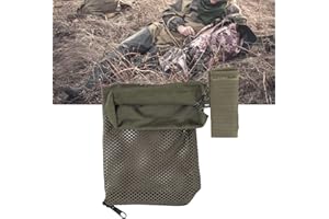 Brass Shell Collector Nylon Mesh Shell Catcher Brass Shell Storage Bag Outdoor Shell Collector Shell Storage Bag with Hook an