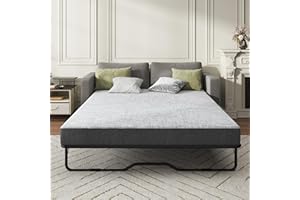 3 Inch Replace Pull Out Sofa Full Mattress,CertiPUR-US Certified,Full Size Sleeper Sofa Mattress,Ultra Soft Removable Cover, 