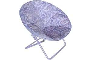 Heritage Kids Kids Purple Medallion Printed Saucer Chair