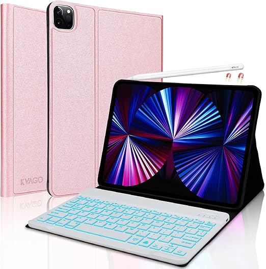 Amazon Co Jp 21 Ipad Pro 11キーボードケース 7色バックライト 脱着式bluetooth スマートキーボードカバー Ipadペンシルを充電可能 Kvago 新型 Ipad Pro11インチ キーボード アイパッドプロ Ipad Pro 11 21最新版 18秋発売通用 手帳型多角度調整