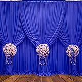 40ft x 10ft Wrinkle Free Royal Blue Wedding