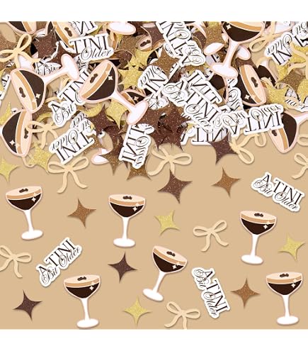 250 Stück Kaffee Konfetti – 'Love Is Brewing' Motive Für Hochzeit, Verlobung, Babyparty & Brautdusche