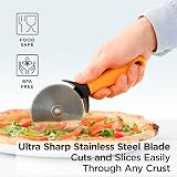 Deiss Pro Heavy Duty Pizza Cutter Wheel Slicer Stainless Steel 4 view 4