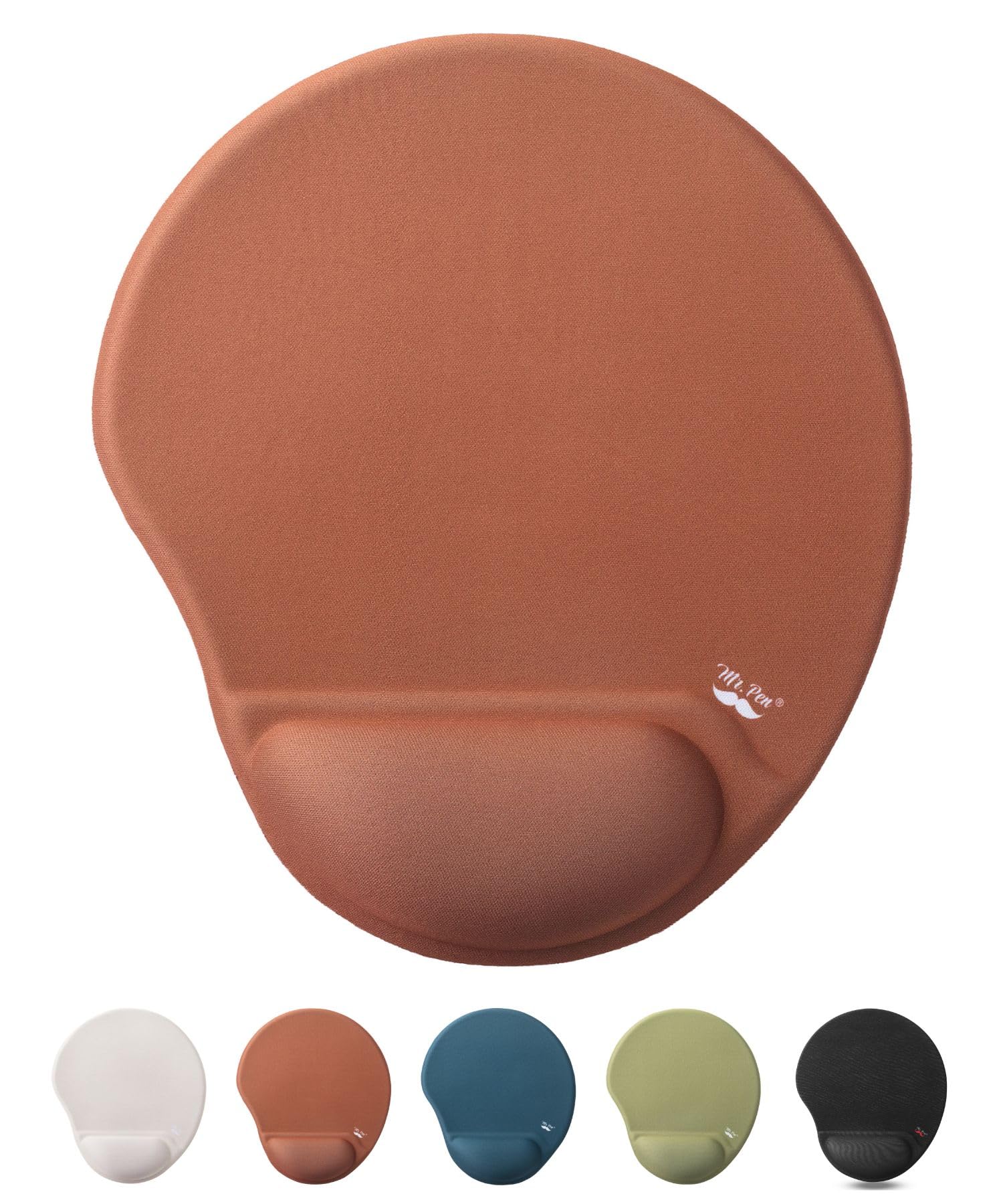 Photo 1 of Mr. Pen Ergonomic Mouse Pad with Wrist Support, Brown