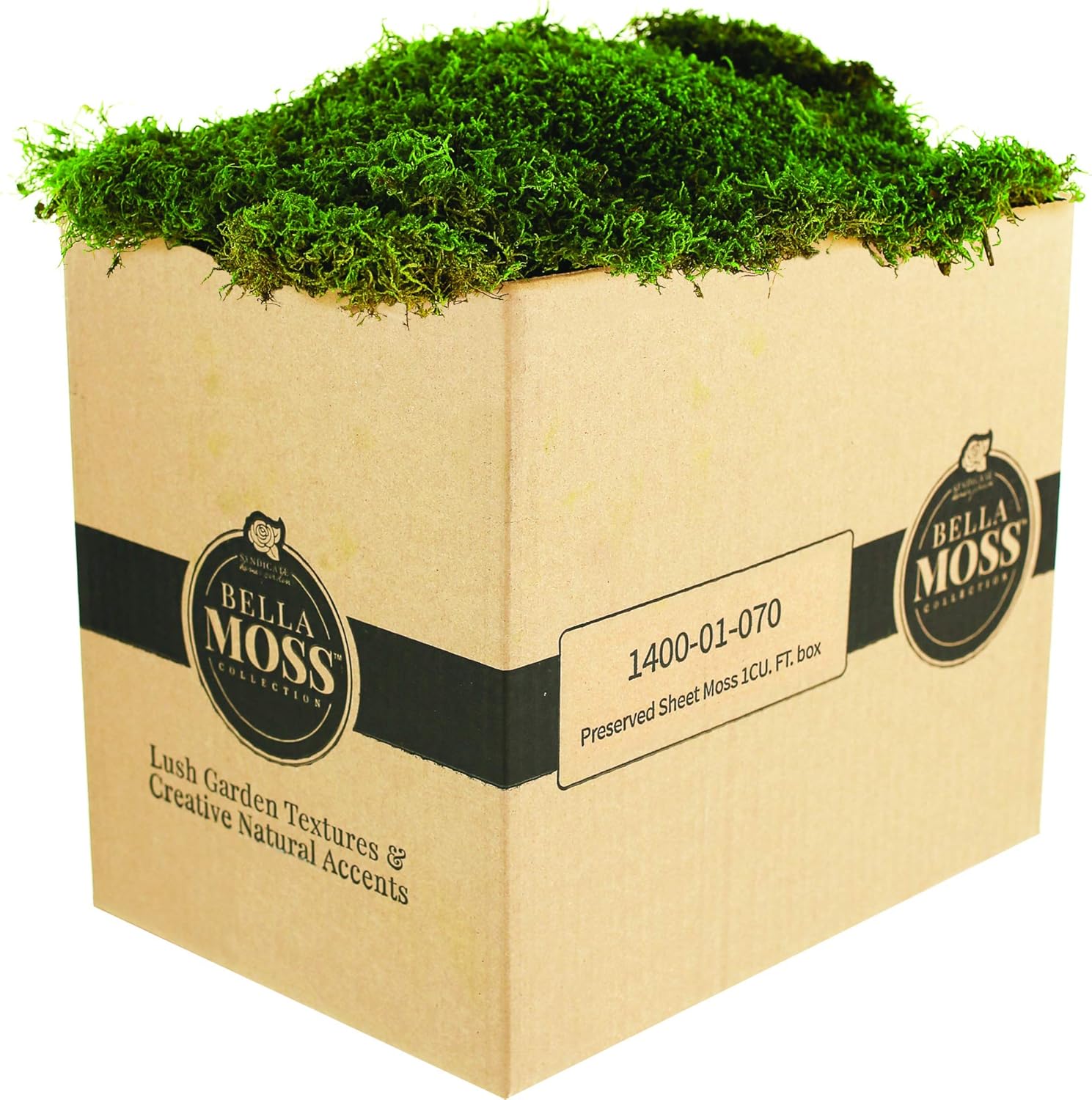 Preserved Sheet Moss 1 cu' Box Garden & Outdoor