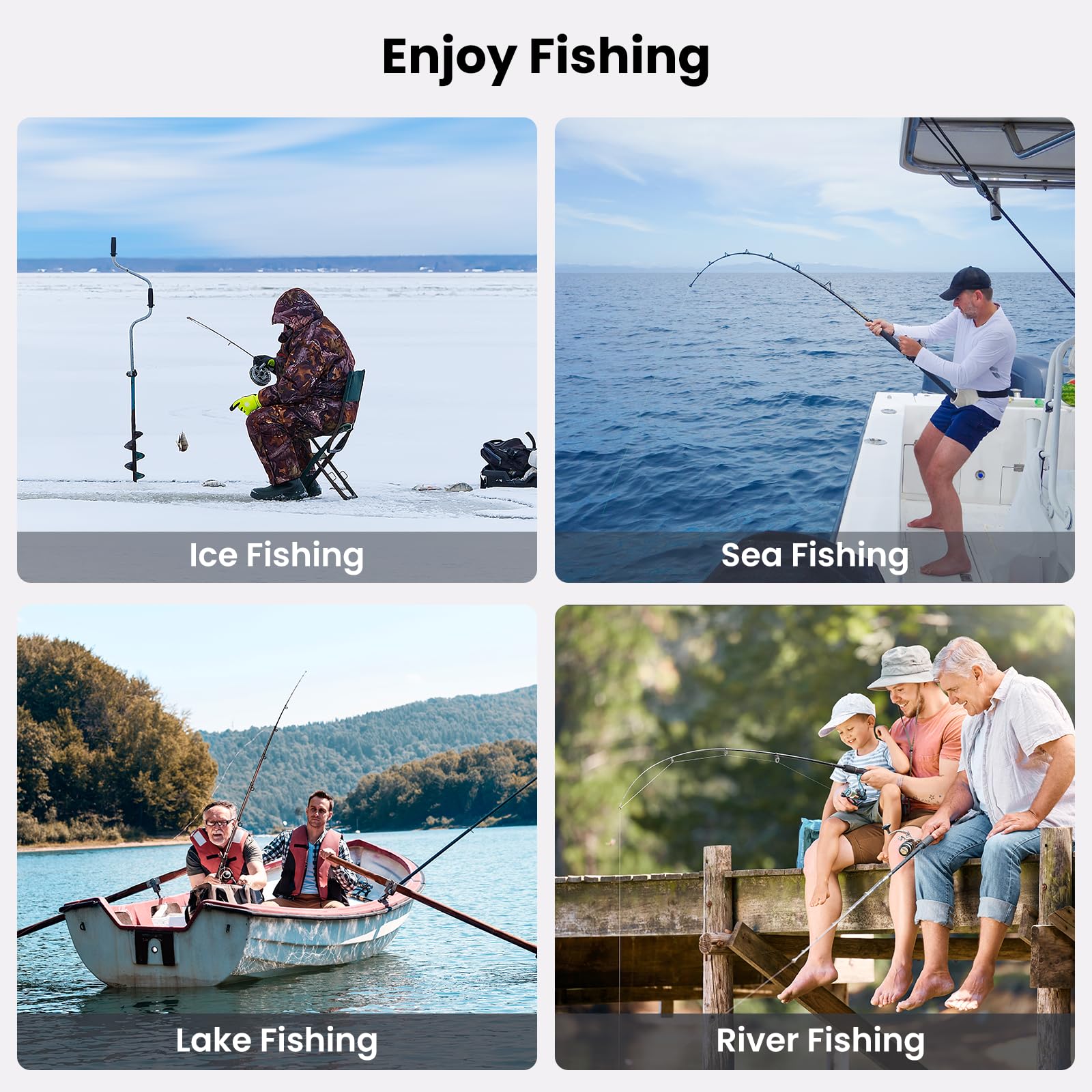Eyoyo Underwater Fishing Camera Video Fish Finder DVR Function 9 inch Large Color Screen 360° Horizontal Panning Camera 1000TVL w/ 18 Infrared IR Lights 30M Cable for Lake Sea Boat Ice Fishing