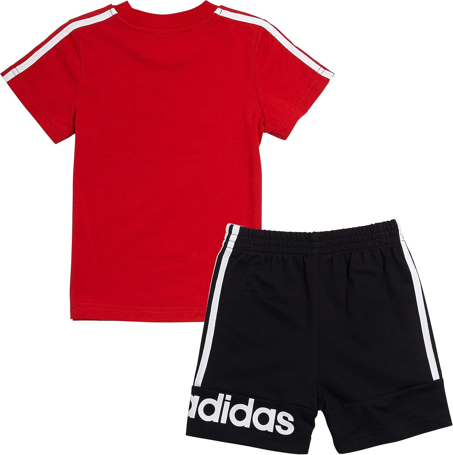 boys adidas shorts and tshirt set