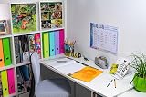 HERMA A4 Clear Exercise Book Cover Orange 7494 PVC Free Plastic view 4