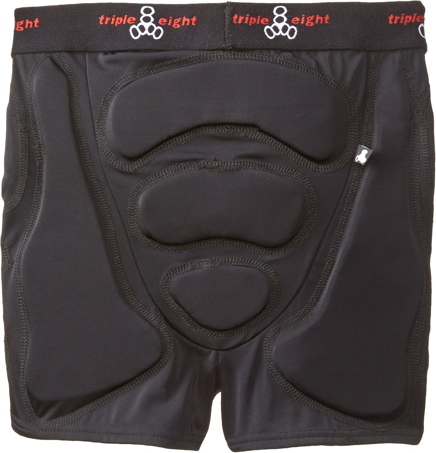 Triple 8 Unisex Bumersaver Skateboarding Shorts, Black, S UK - Image 3