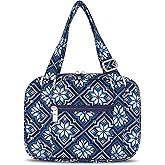 Lost Deer Bible Cover for Women with Adjustable Straps, Extra Large Study Bible Carrying Case Bag with Zip Pocket, 11.3x8.3x2.7 Inches