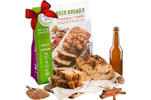 MOLLY&YOU Molly and You Cinnamon Crumble Beer Bread Mix (Pack of 1) – Gourmet, Vegan Friendly, Dairy Free, Artisan Bread Kit - No Bread Machine Needed - Just Add Beer or Soda