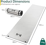 Trail Outdoor Leisure Foil Camping Mat 7mm EVA 180x50cm Black view 7