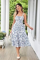 Scarlet Darkness Floral Dress for Women Ruched Bust