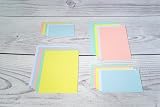Exacompta Bristol Squared Record Cards 125x200mm Pack of 100 205gsm Assorted view 5