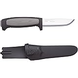 Morakniv Craftline Robust Trade Knife with Carbon Steel Blade and Combi Sheath (3.6-Inches)