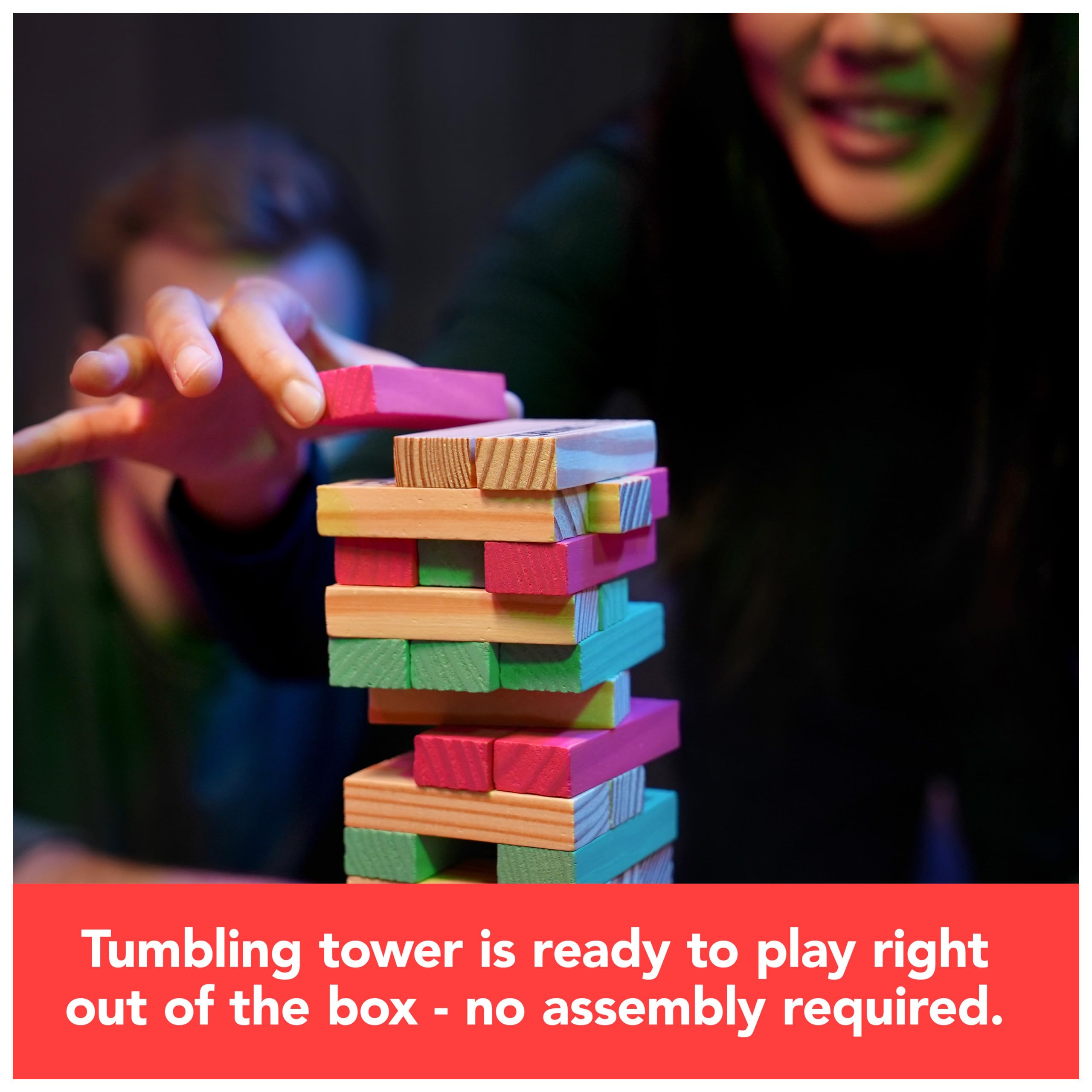 Spin Master Games, Chug O War Tumbling Tower, Adult Party Game for Happy Hour Hangs, 4 & Up Players, for Ages 21 & Up