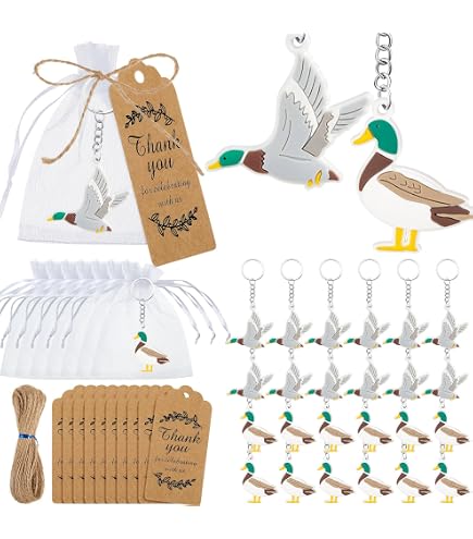 Rakuto 40pcs Mallard Duck Cupcake Toppers - Baby Shower Decorations, It's A Boy Party Supplies - View #8