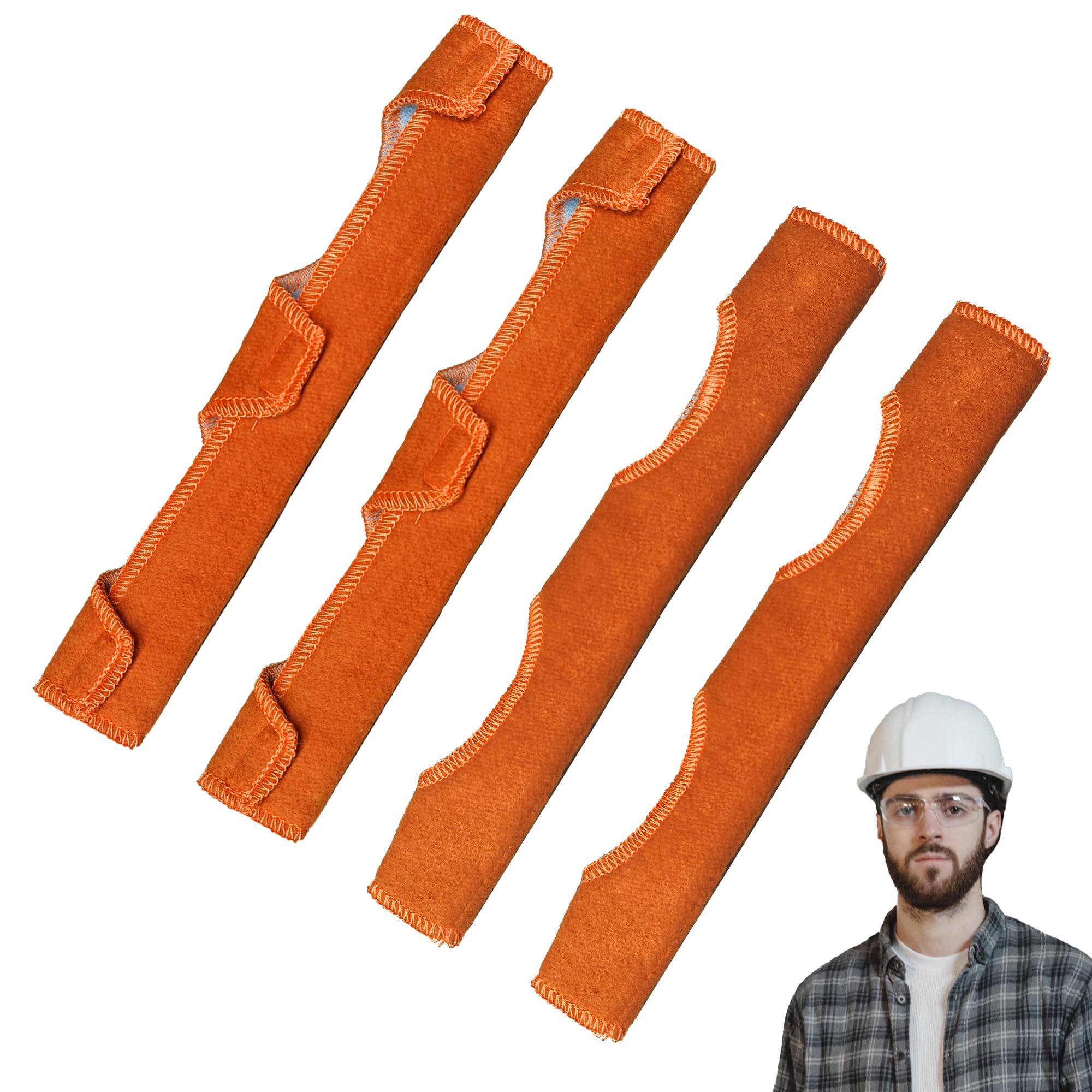 XCSJ Pack of 4 Sweatbands for Protective Helmet, Reusable Sweatband Inner Lining for Protective Helmets, Protective Helmet, Headband, Protective Helmet, Pad, Protective Helmet, Inner Lining for Most