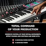 M-Audio Oxygen Pro 61 MIDI Keyboard Controller with NKS Beat Pads Faders view 3