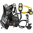 Cressi Start-er Pro Scuba Diving Package - BCD+ Compact + Compact Regulator + Console - Made in Italy