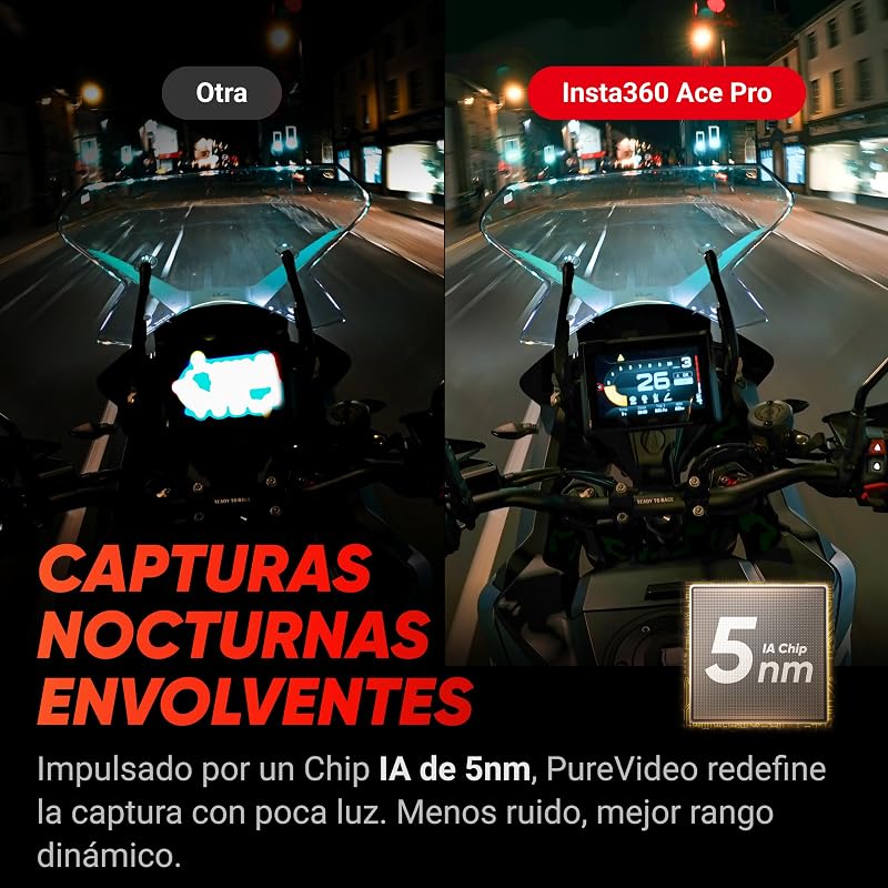 Insta360 ace pro: câmera de ação à prova d'água projetada com leica, sensor insignia de 1/1,3", imagem máxima de redução de ruído ai, 4k a 120fps, tela giratória de 2,4" e recursos de ia