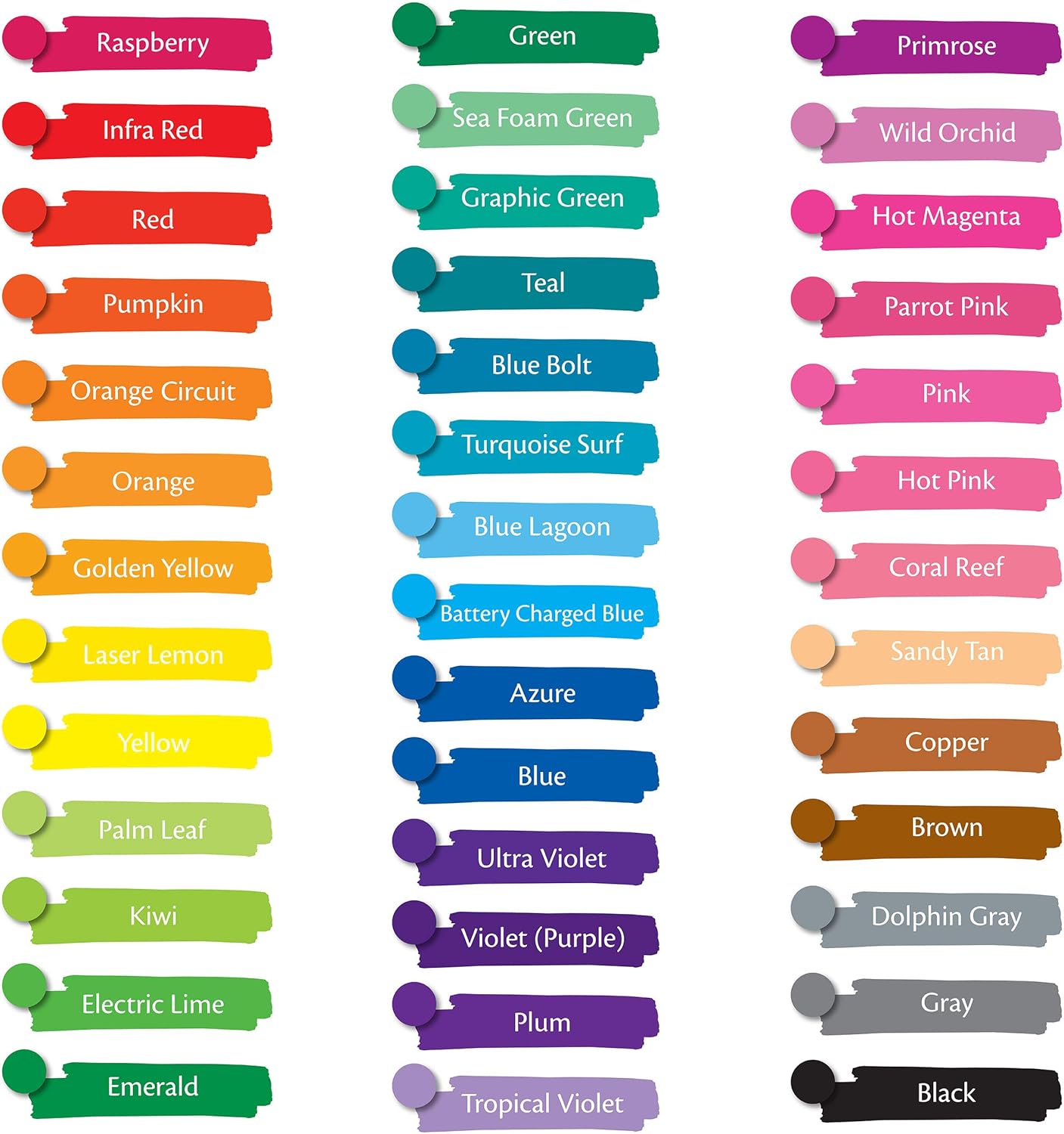 Crayola Ultra Clean Washable Broad Line Markers, 40 Classic Colors, Stocking Stuffers for Kids: Toys & Games