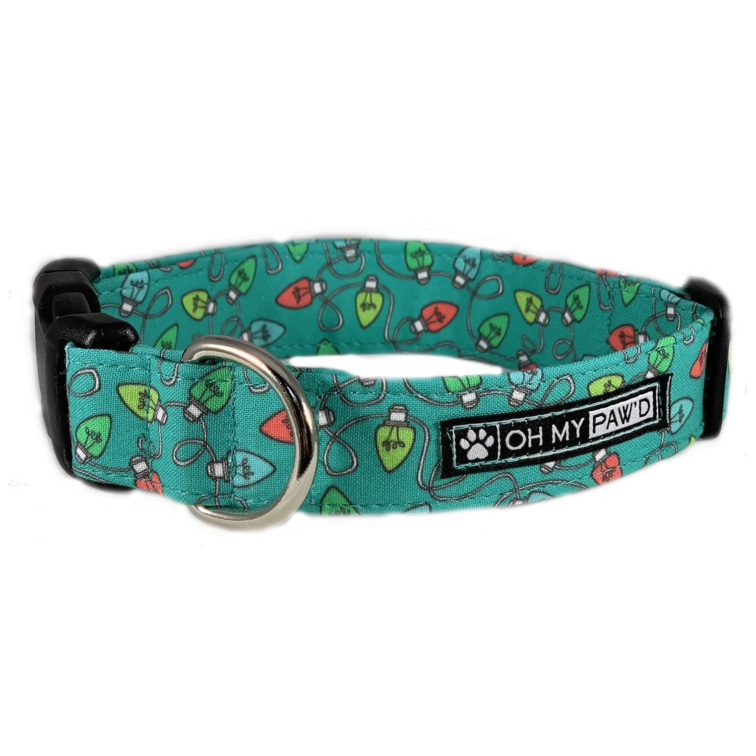 dog collar with christmas lights