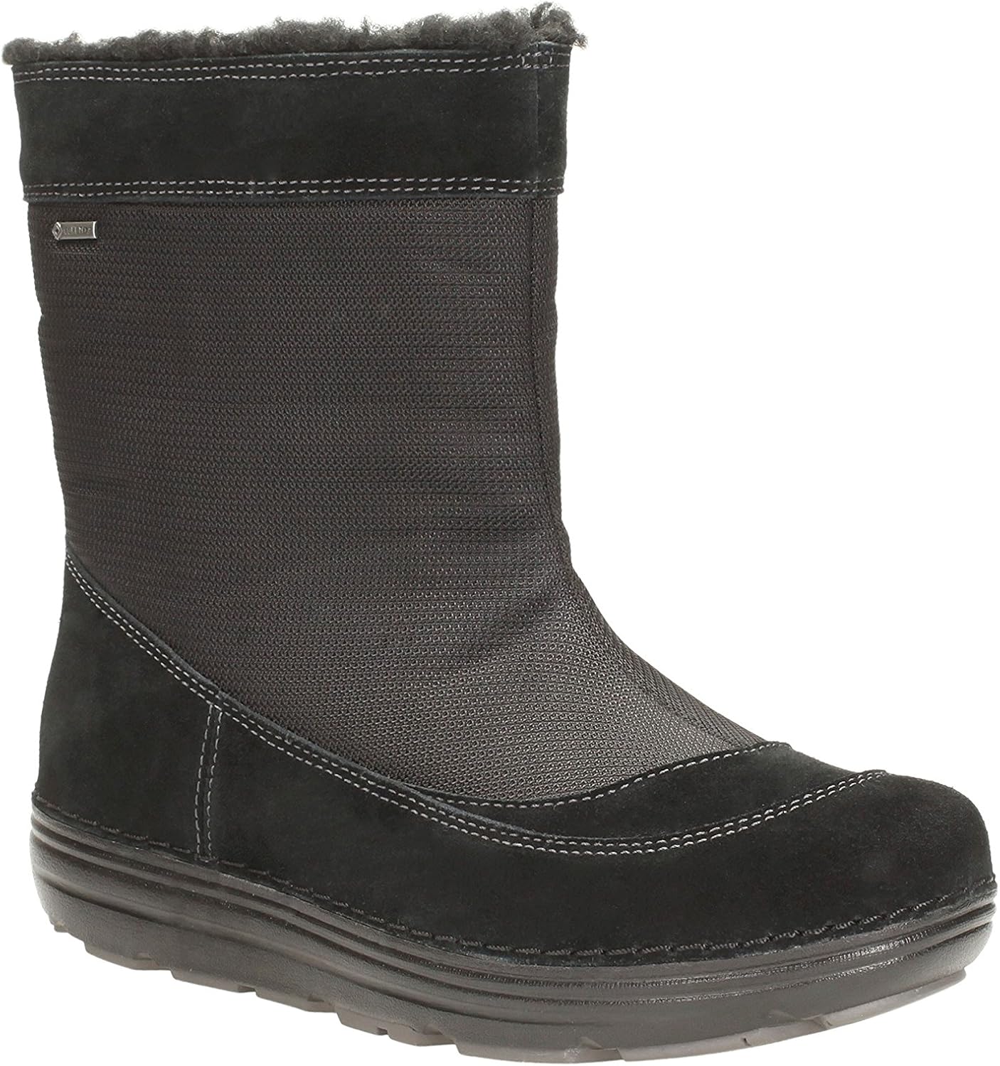 clarks black ladies boots