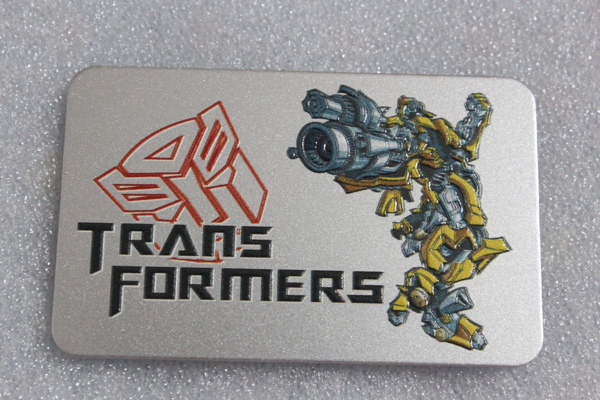 sprated (TM) 3.25" Car transformers 3d Logo Emblem Badge Sticker Self Adhesive Badge Decal superman Vinyl Decal Sticker