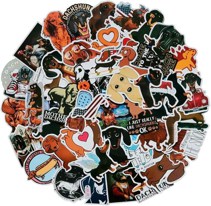 Top 9 Laptop Dachshund Stickers